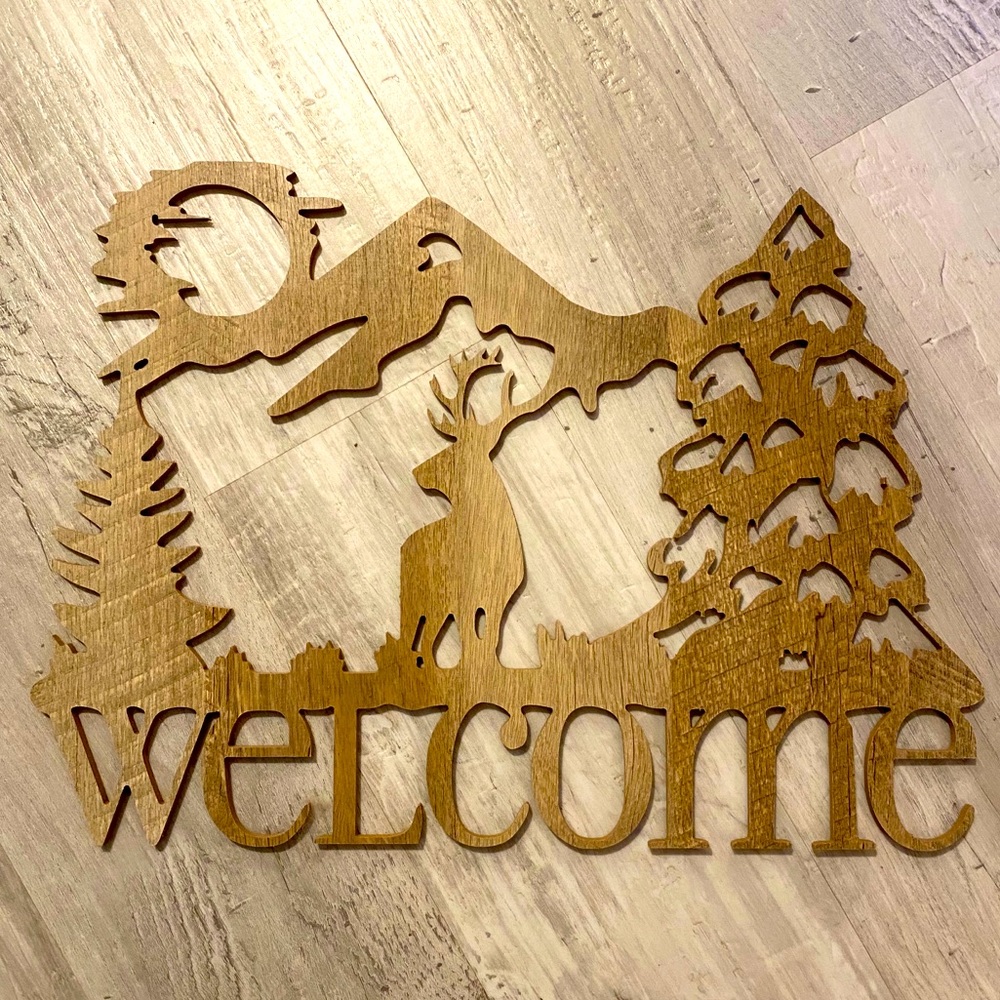 Welcome Elk Decor